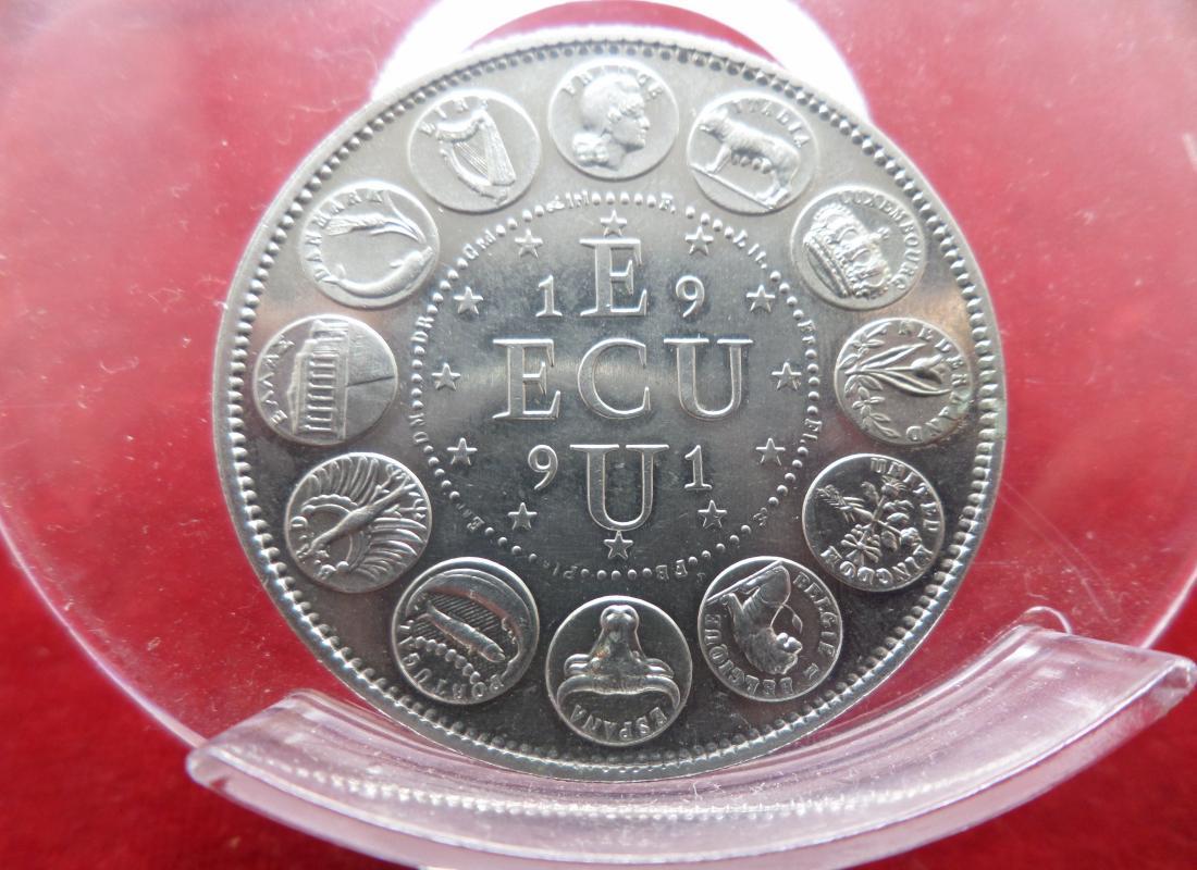 1 ecu argent 1991 1