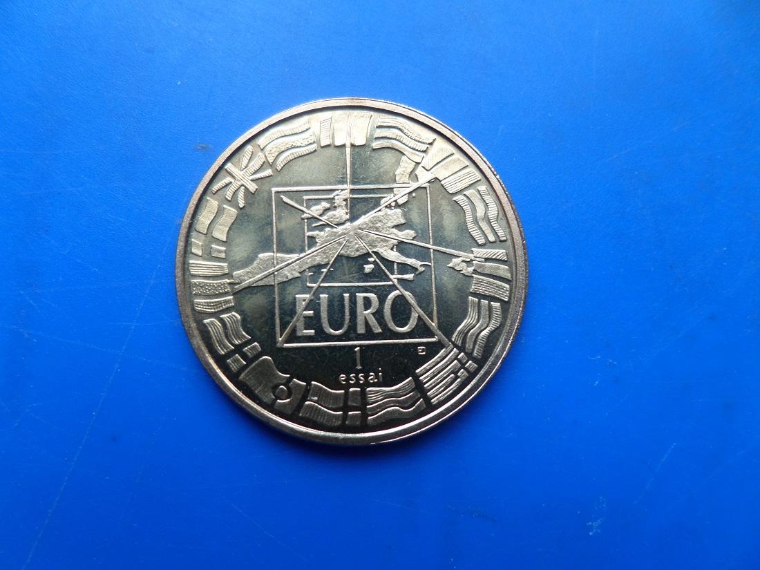 Monnaie de 1 Euro Essai a l'effigie Charles de Gaulle 1996