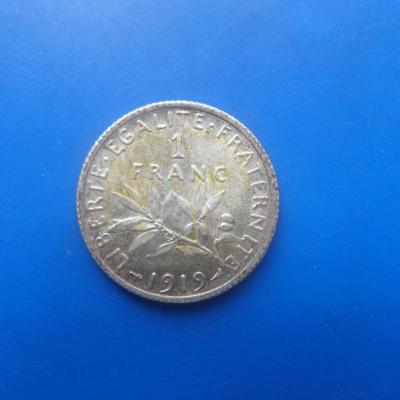 1 francs 1919 argent
