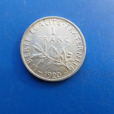 1 francs 1920 argent