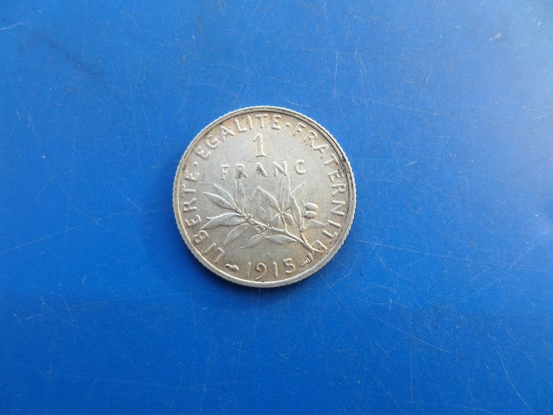 1 francs argent 1915