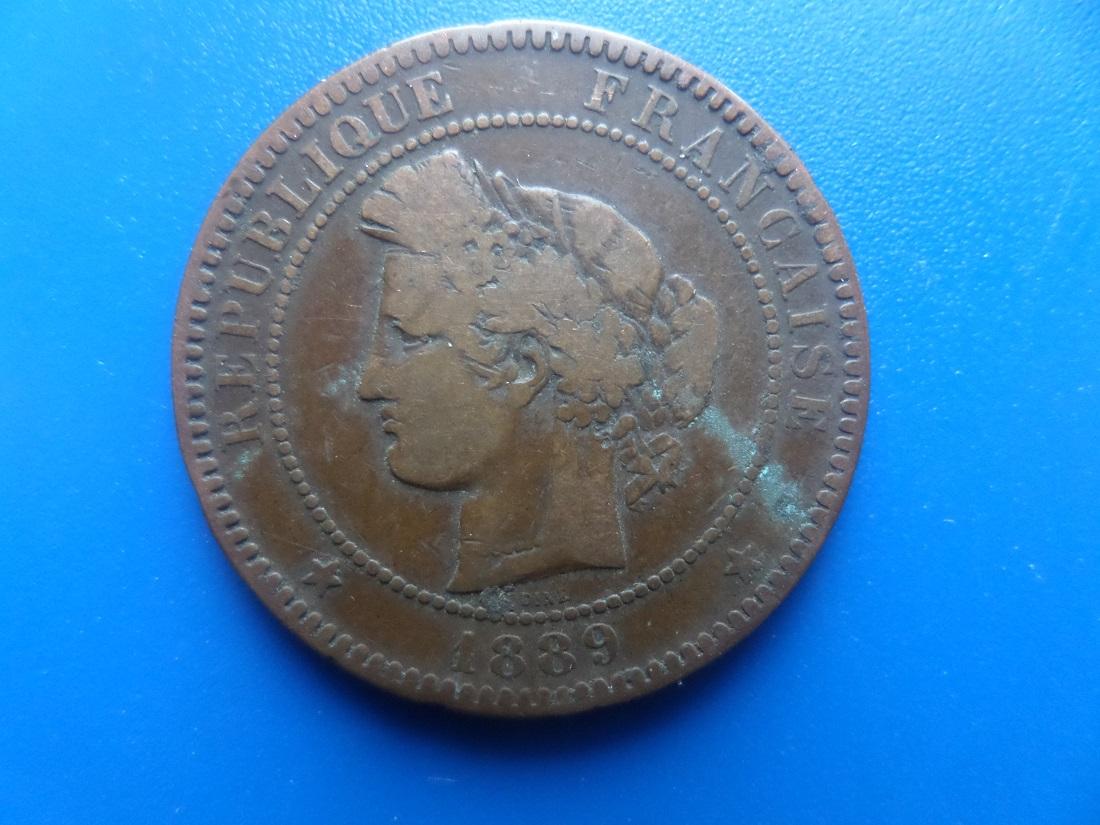 10 centimes ceres 1889 a 1 
