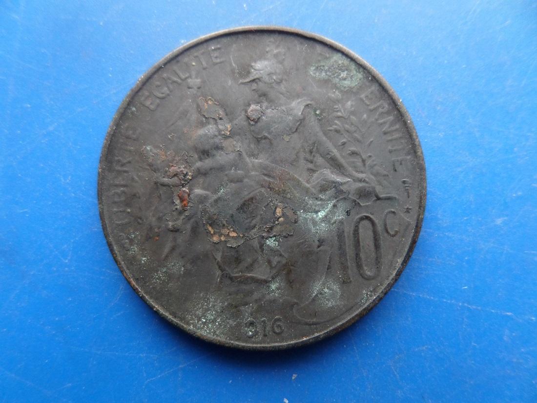 10 centimes dupuis 1916