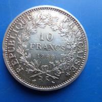 10 fr argent 1968