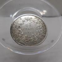 10 francs argent 1968 hercule 