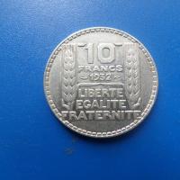 10 francs argent turin 1932