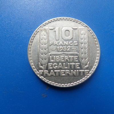 10 francs argent turin 1932