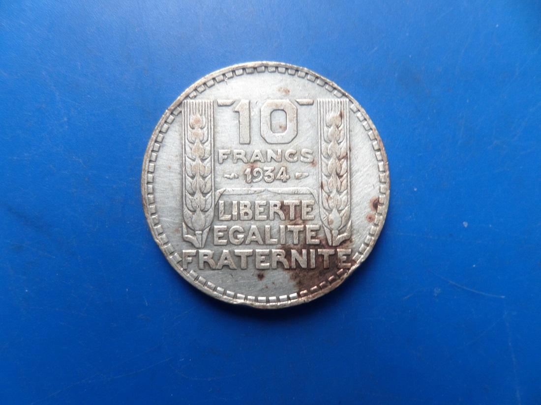 10 francs turin 1934