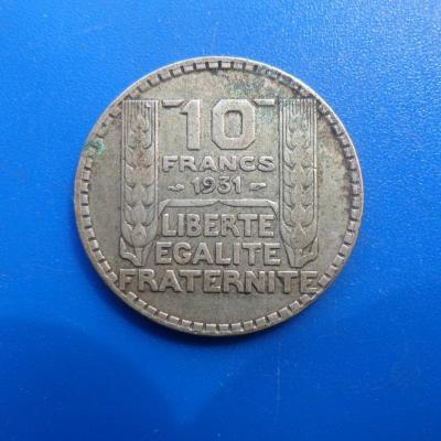 10 francs turin argent 1931 