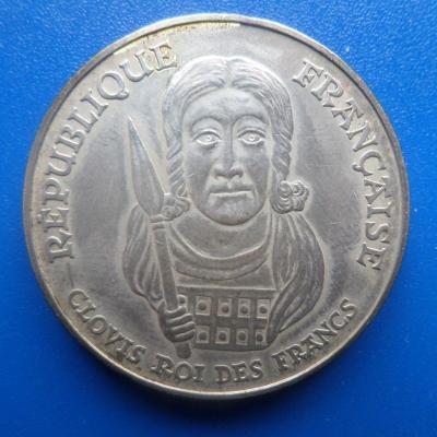 100 francs argent clovis 1996