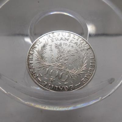 100 francs argent marie curie 1984