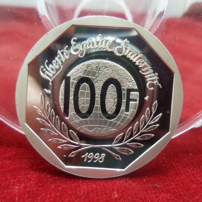 100 francs argent rene cassin