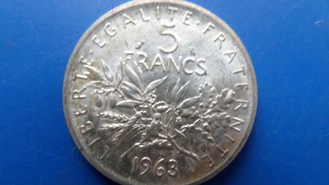 5 Fr Argent 1963