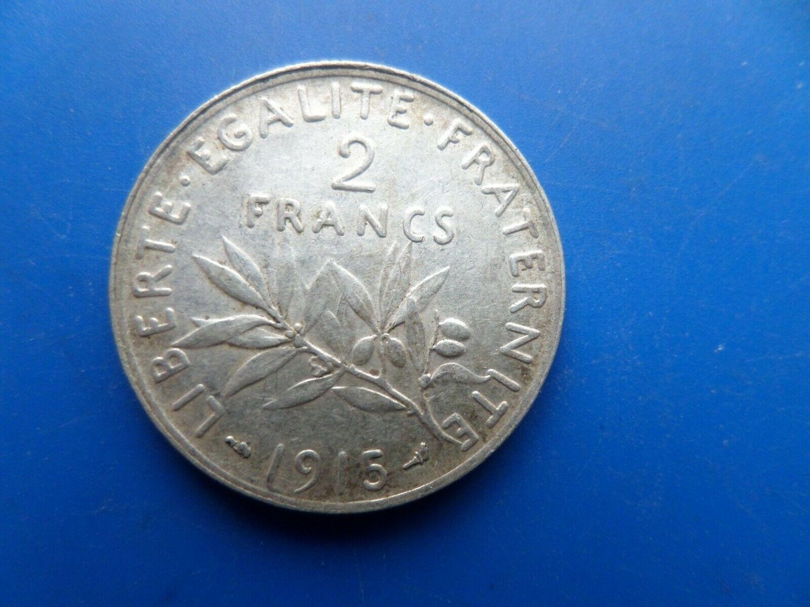 2 francs argent 1915