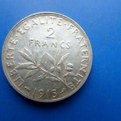 2 francs argent 1915