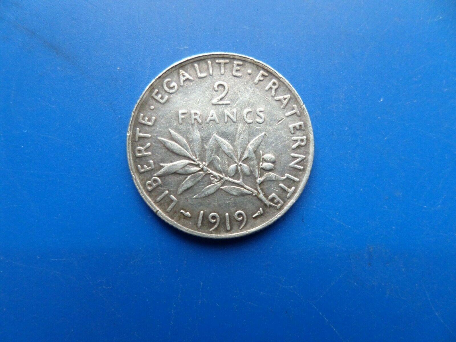 2 francs argent 1919