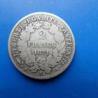 2 francs argent ceres 1871 a