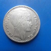 20 francs argent 1938