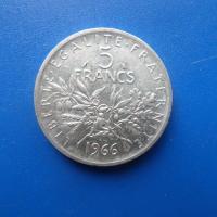 5 fancs argent 1966