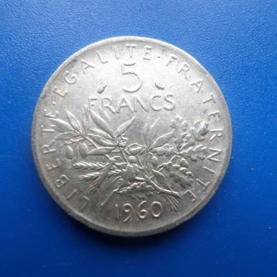 5 francs argent 1960 3 