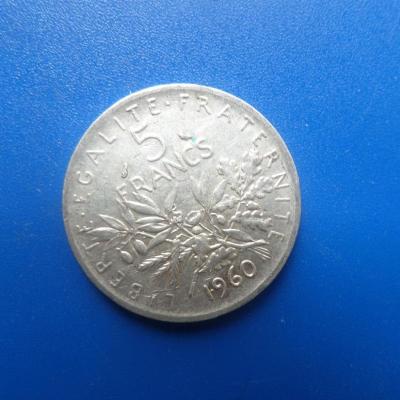 5 francs argent 1960 6 1