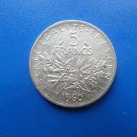 5 francs argent 1960 6 