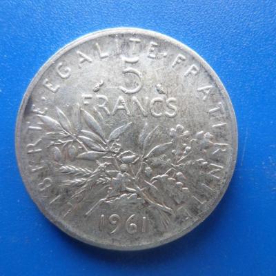 5 francs argent 1961 4 