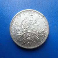 5 francs argent 1961 8 