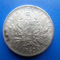 5 francs argent 1961