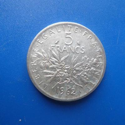 5 francs argent 1962 10 