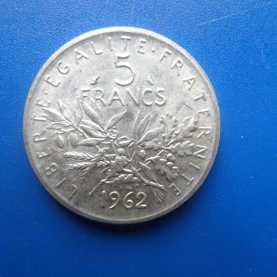 5 francs argent 1962 14 