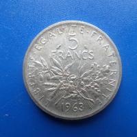 5 francs argent 1963 13 