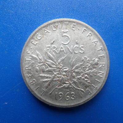 5 francs argent 1963 13 