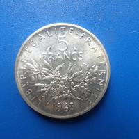 5 francs argent 1963 15 