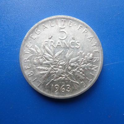 5 francs argent 1963 2 1