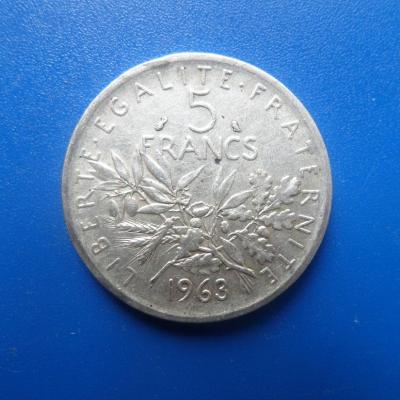 5 francs argent 1963 7 