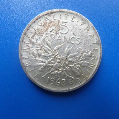 5 francs argent 1963