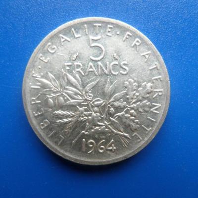 5 francs argent 1964 2 