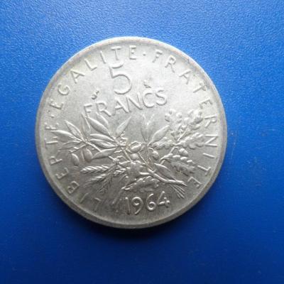 5 francs argent 1964 4 