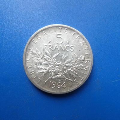 5 francs argent 1964 8 