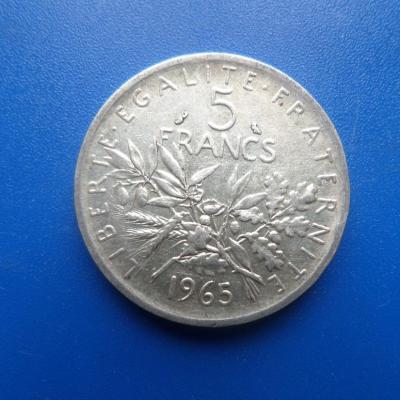 5 francs argent 1968