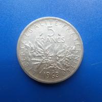 5 francs argent 1969