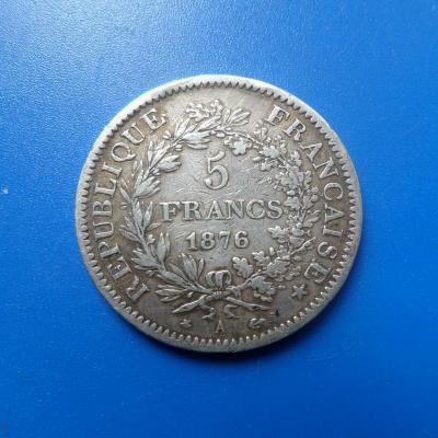 5 francs argent type hercule 1876 a