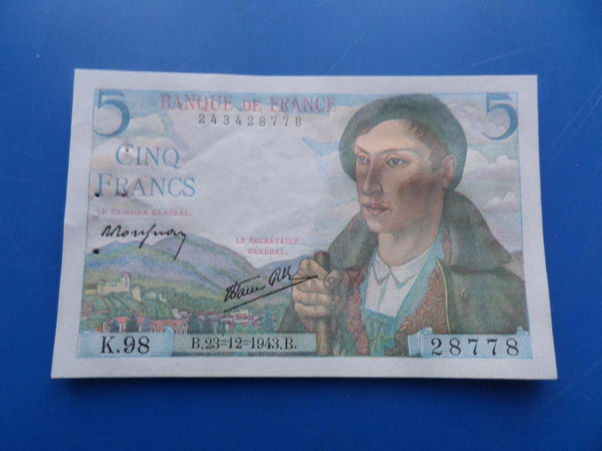 5 francs berger 28778