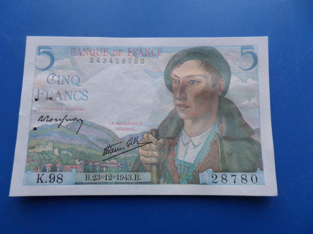 5 francs berger 28780