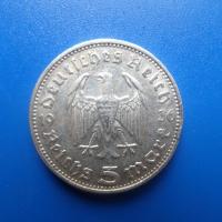 5 reichsmark marechal paul von hindenburg 1 