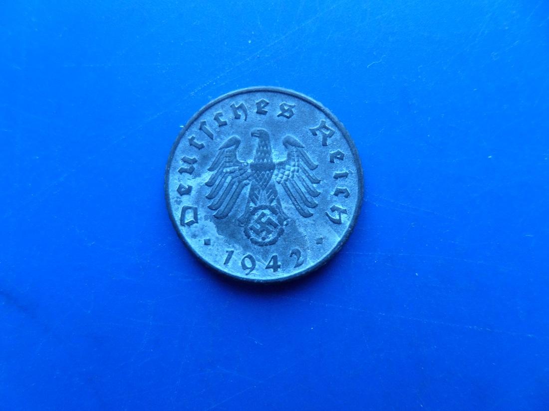 5 reichspfennig 1942 a