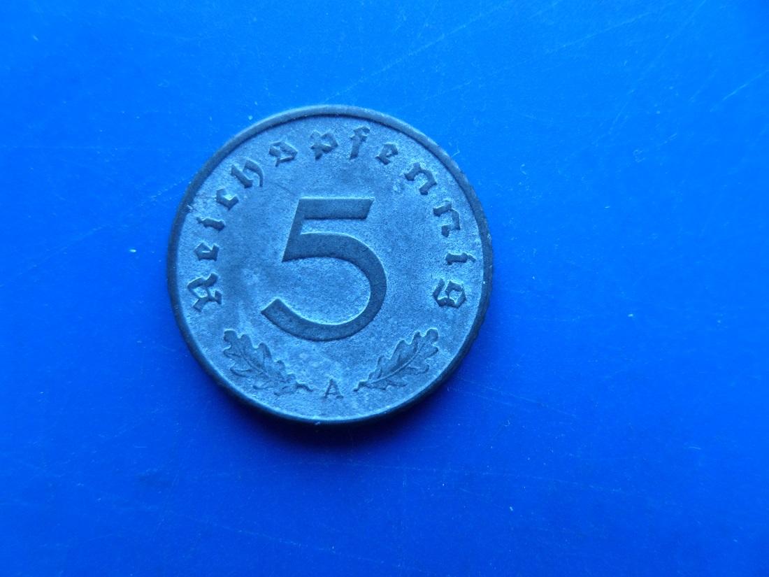 5 reichspfennig 1942