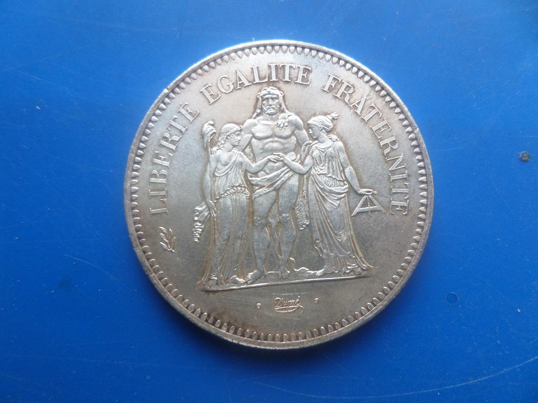 50 francs argent 1976 hercule