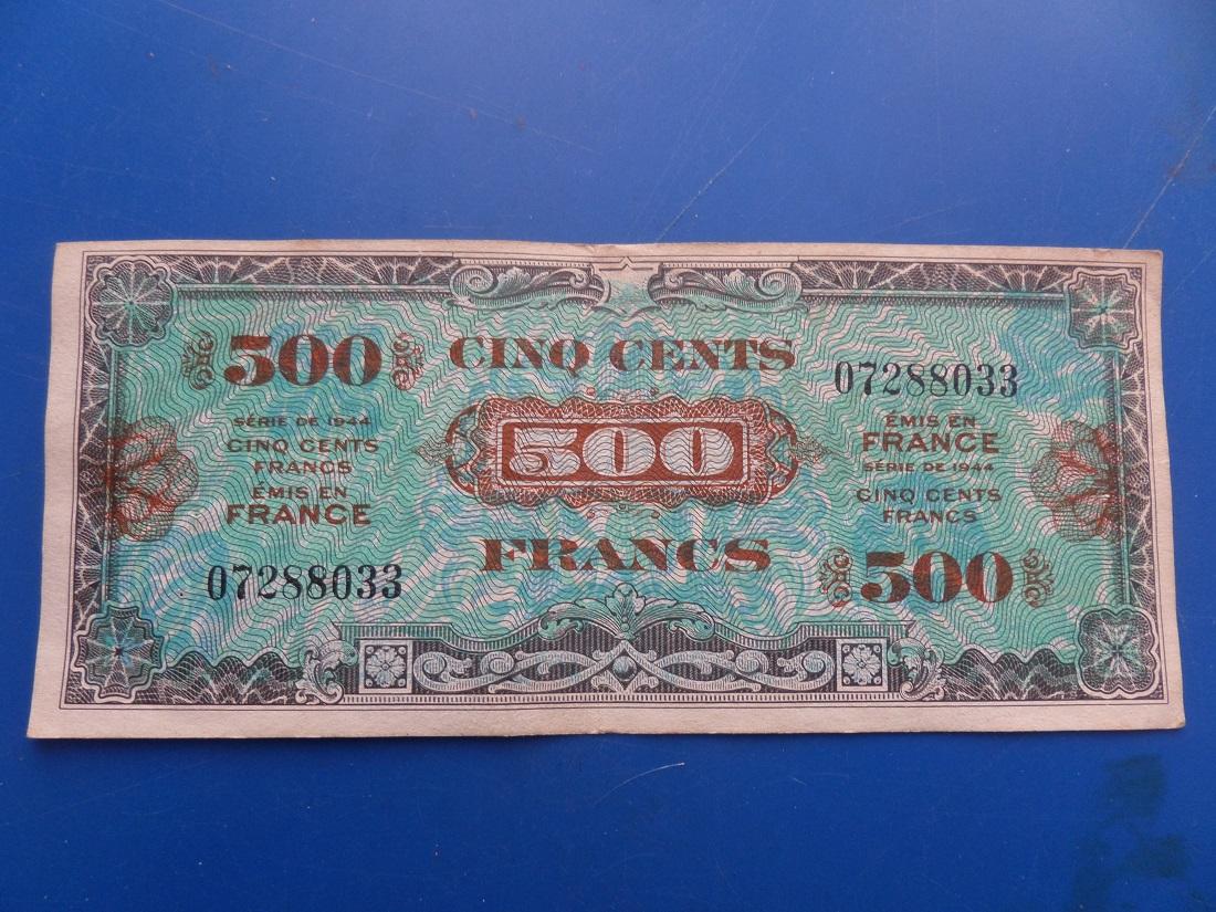 500 francs usa serie 1944